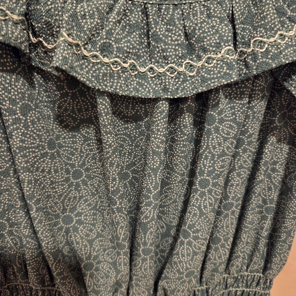 Summery Green Ruffle Dress - Picture 4 of 6